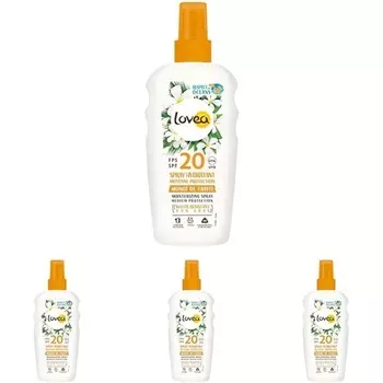 Увлажняющий спрей SPF 20 Средняя защита от солнца для лица и тела Lovea