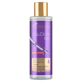 Увлажняющий тоник для лица против морщин, 200 мл Bielenda Calcium+Q10