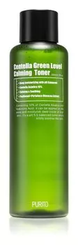 Увлажняющий тоник для успокоения и укрепления чувствительной кожи Purito Centella Green Level