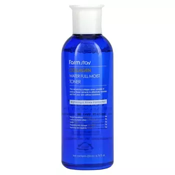 Увлажняющий тоник с коллагеном на воде, 200 мл (6,76 жидк. Унции) Farmstay