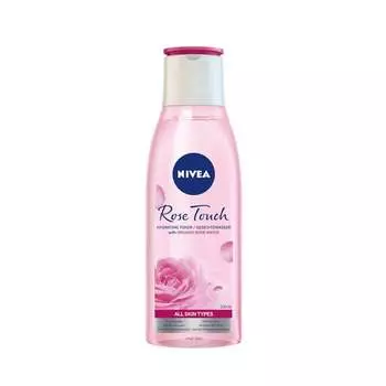 Увлажняющий тоник с органической розовой водой 200мл Nivea, Rose Touch