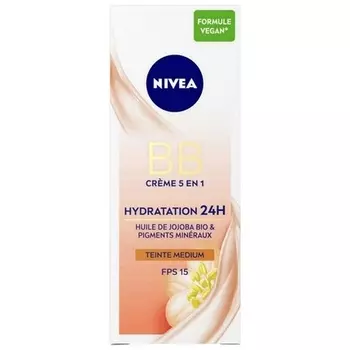 Увлажняющий тонирующий крем для лица, средний оттенок, SPF 15, 50 мл Nivea
