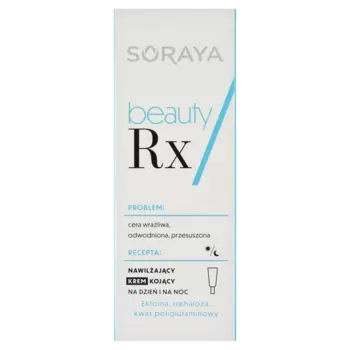 Увлажняющий успокаивающий крем для лица для дня и ночи, 50 мл Soraya Beauty rx
