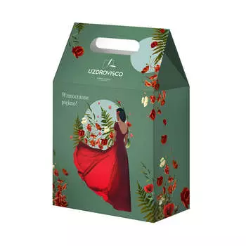 UZDROVISCO Улучшенная красота! Легкий увлажняющий крем на весь день 50 мл + тоник с растительными активами - эссенция без хлопка для красивой кожи 150 мл