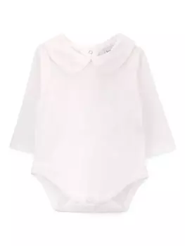 Узел Питер Пэн-воротник боди Knot, белый