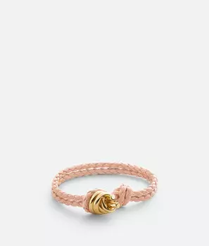 Узелковый кожаный браслет Bottega Veneta