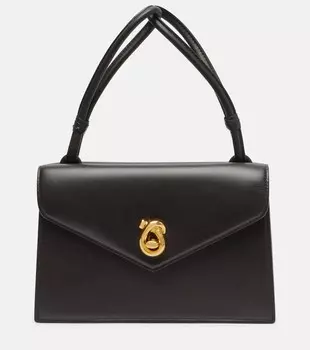 Узелковый замок Маленькая кожаная сумка через плечо Bottega Veneta, Fondrant-M Brass