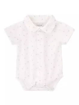 Узелок Гриб боди Knot, белый