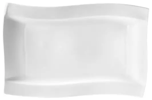 Ужинная тарелка Novel, 22x33 см, белый