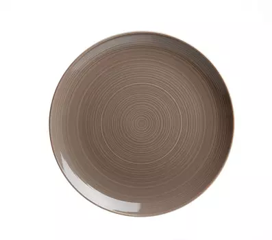 Ужинная тарелка Ritzenhoff Breker, 26x26x2 см, белый/серо-коричневый