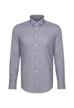 Узкая эффектная рубашка Seidensticker, синий