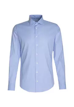 Узкая эффектная рубашка Seidensticker, синий