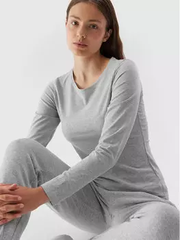 Узкая блузка 4F, серый