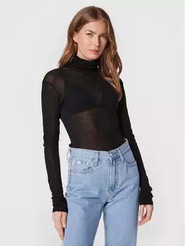 Узкая блузка American Vintage, черный