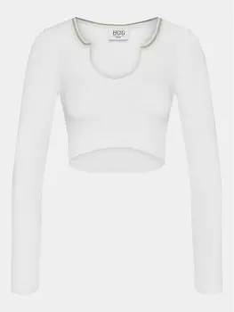 Узкая блузка Bdg Urban Outfitters, белый