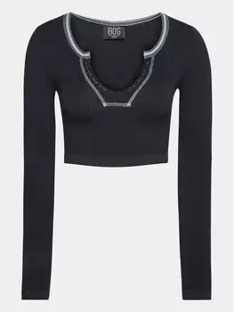 Узкая блузка Bdg Urban Outfitters, черный