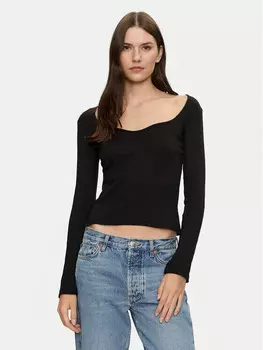 Узкая блузка Brave Soul, черный