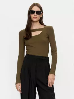 Узкая блузка Brave Soul, хаки