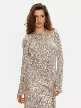 Узкая блузка Bruuns Bazaar, бежевый