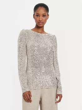 Узкая блузка Bruuns Bazaar, серебряный