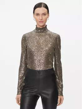 Узкая блузка Bruuns Bazaar, серый