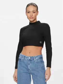 Узкая блузка Calvin Klein, черный