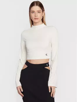 Узкая блузка Calvin Klein Jeans, бежевый