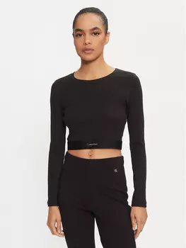Узкая блузка Calvin Klein Underwear, черный