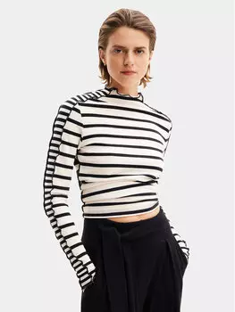Узкая блузка Desigual, белый