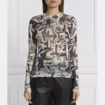 Узкая блузка Desigual, черный