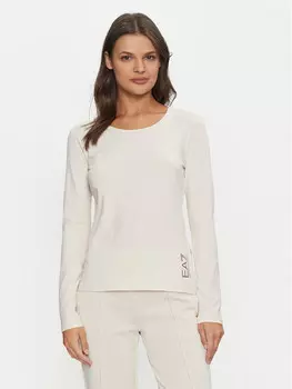 Узкая блузка Ea7 Emporio Armani, бежевый