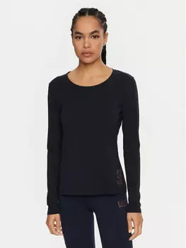 Узкая блузка Ea7 Emporio Armani, синий