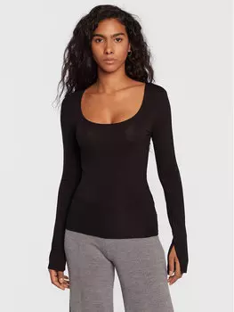 Узкая блузка Gina Tricot, черный