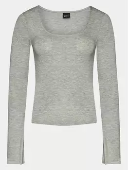 Узкая блузка Gina Tricot, серый