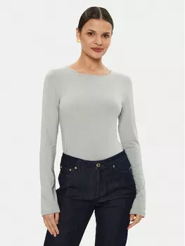 Узкая блузка Gina Tricot, серый