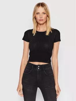 Узкая блузка Guess, черный