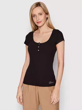 Узкая блузка Guess, черный