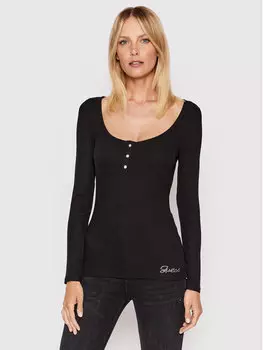 Узкая блузка Guess, черный