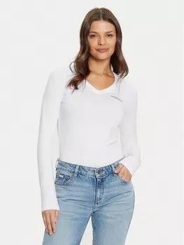 Узкая блузка Guess Jeans, белый