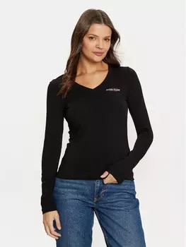 Узкая блузка Guess Jeans, черный