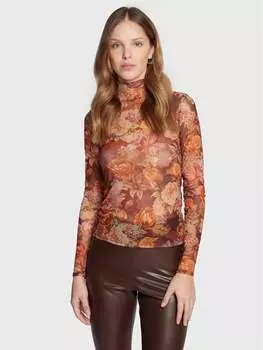 Узкая блузка Guess, мультиколор