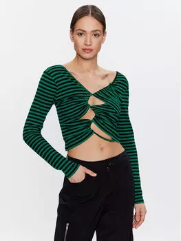 Узкая блузка Herskind, зеленый