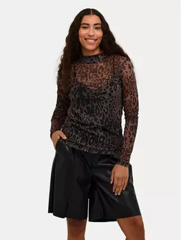 Узкая блузка Kaffe, черный