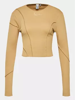 Узкая блузка Karl Kani, бежевый