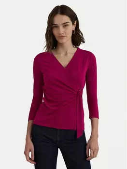 Узкая блузка Lauren Ralph Lauren, розовый