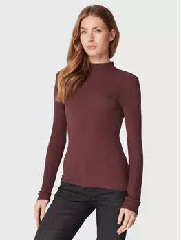 Узкая блузка Lee, коричневый