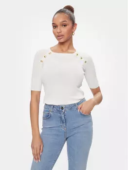 Узкая блузка Luisa Spagnoli, белый