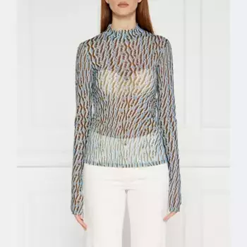 Узкая блузка Marella, синий