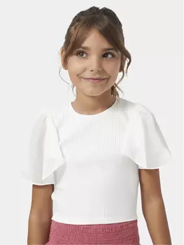 Узкая блузка Mayoral, экрю