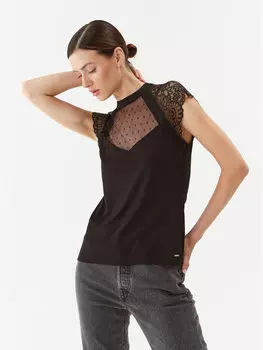 Узкая блузка Morgan, черный